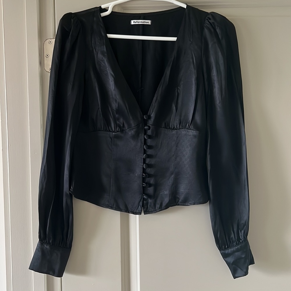 100% Silk Top Reformation